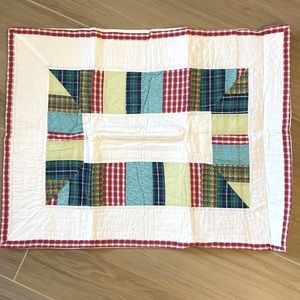 NWT~PATCHWORK QUILTED STANDARD PILLOW SHAM